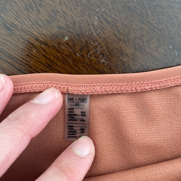 Oak and Fort Swim Suit Set XS Terracotta - Picture 3 of 3